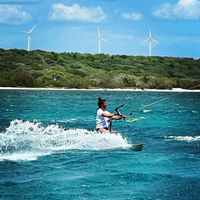 kitesurfing